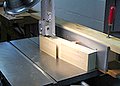 Sawing Angled Core for Cabinet Door Frame Pieces